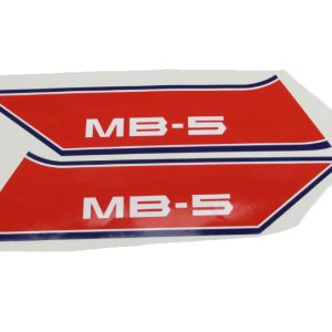 Stickerset tank – “MB-5” Rood/wit – model ’79-’83, NH24 Ceramic White