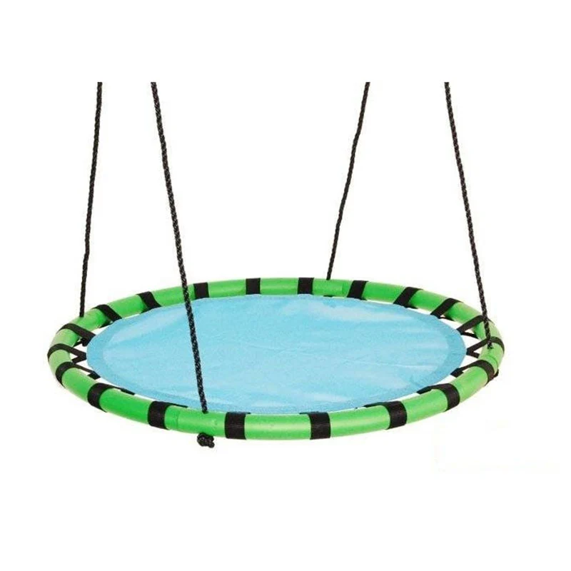 Columpio nido VARIO 100 cm – Asiento redondo infantil - Azul claro - Image 4