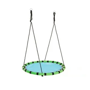 Columpio nido VARIO 100 cm – Asiento redondo infantil - Azul claro