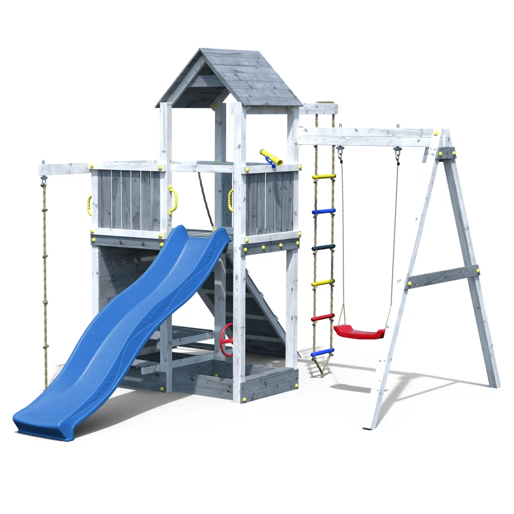 Parque Infantil Activer color Gris Blanco con mesa de picnic - Image 8