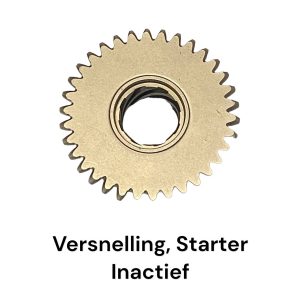 Startmechanisme, tandwiel