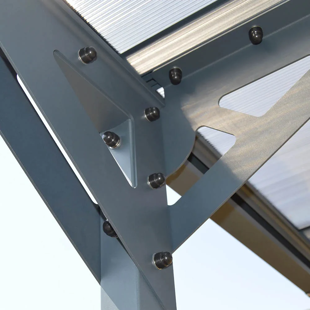 Carport Adosado de Aluminio Trigano Mistral Wall 15 m² - Image 6