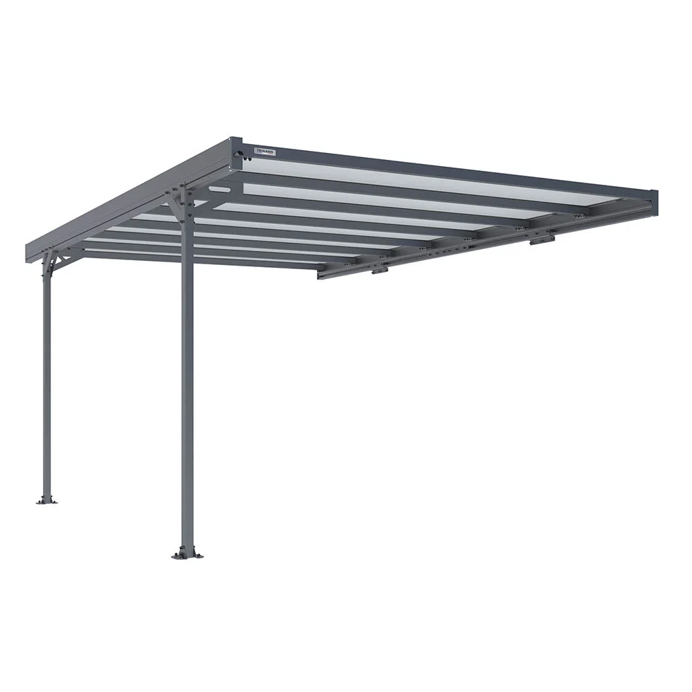 Carport Adosado de Aluminio Trigano Mistral Wall 15 m² - Image 7
