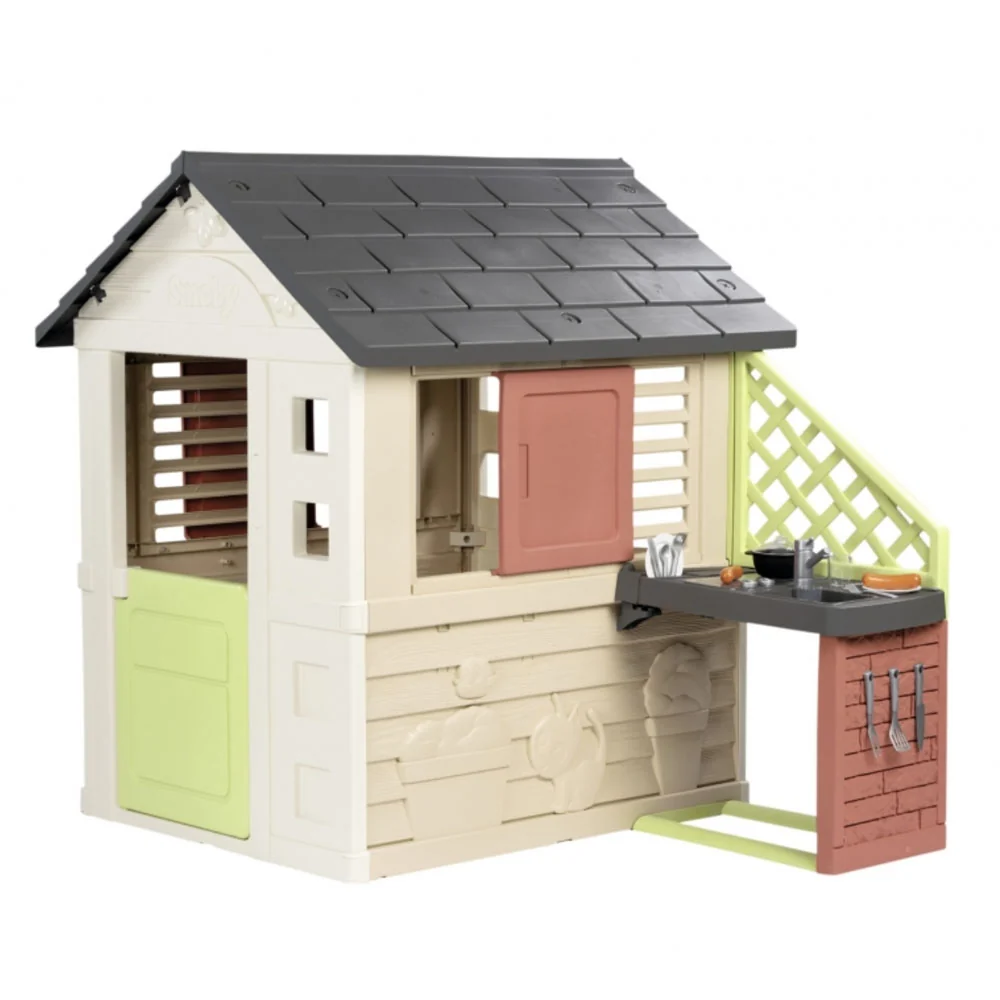 Casita infantil Nature con Cocina Smoby Life - Image 2