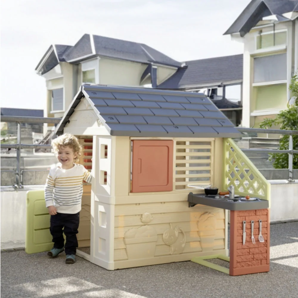 Casita infantil Nature con Cocina Smoby Life - Image 3