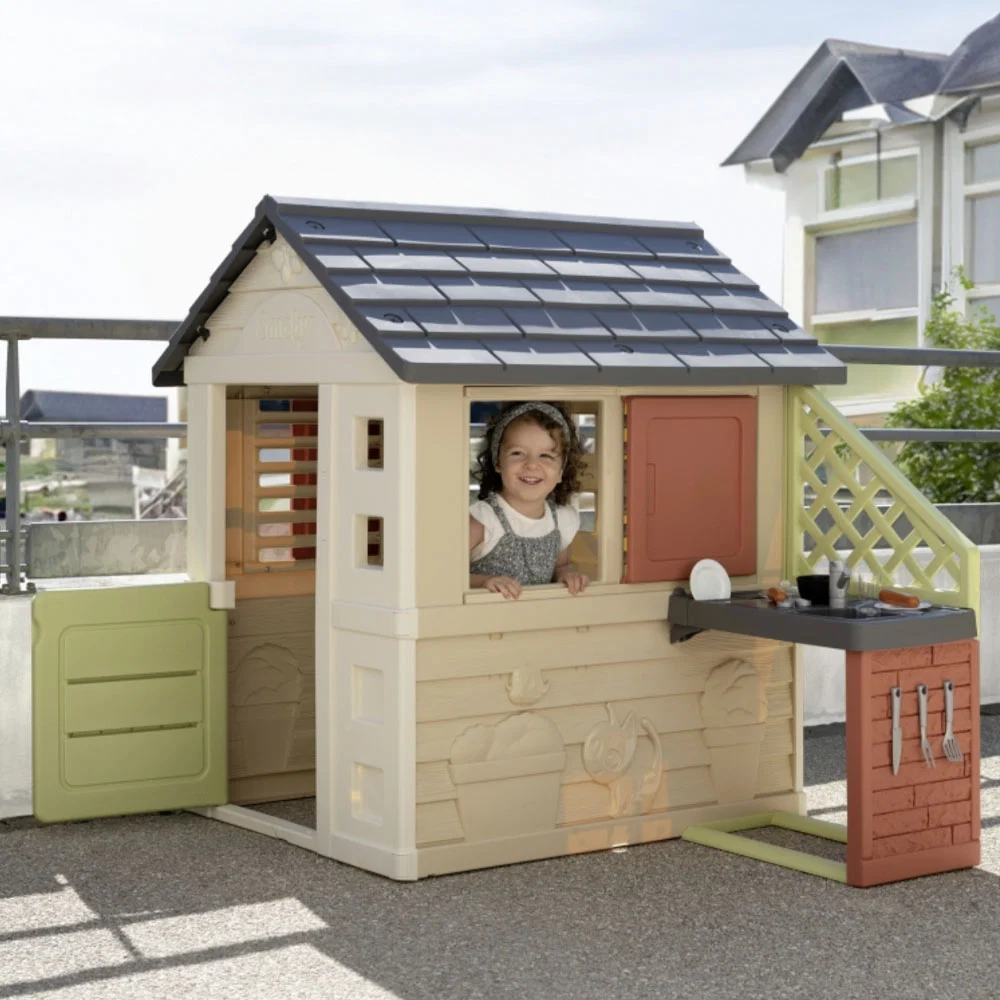 Casita infantil Nature con Cocina Smoby Life - Image 5