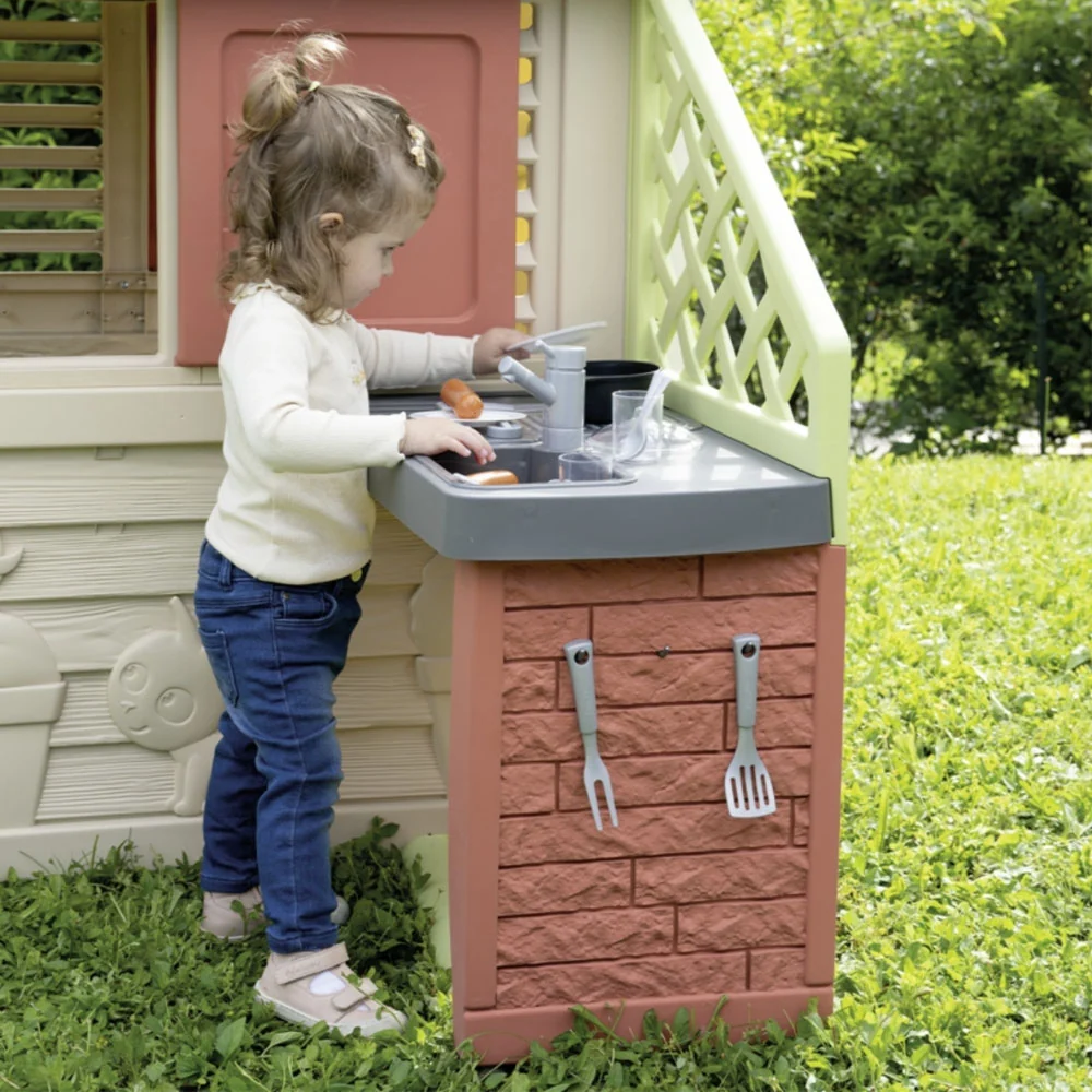 Casita infantil Nature con Cocina Smoby Life - Image 6