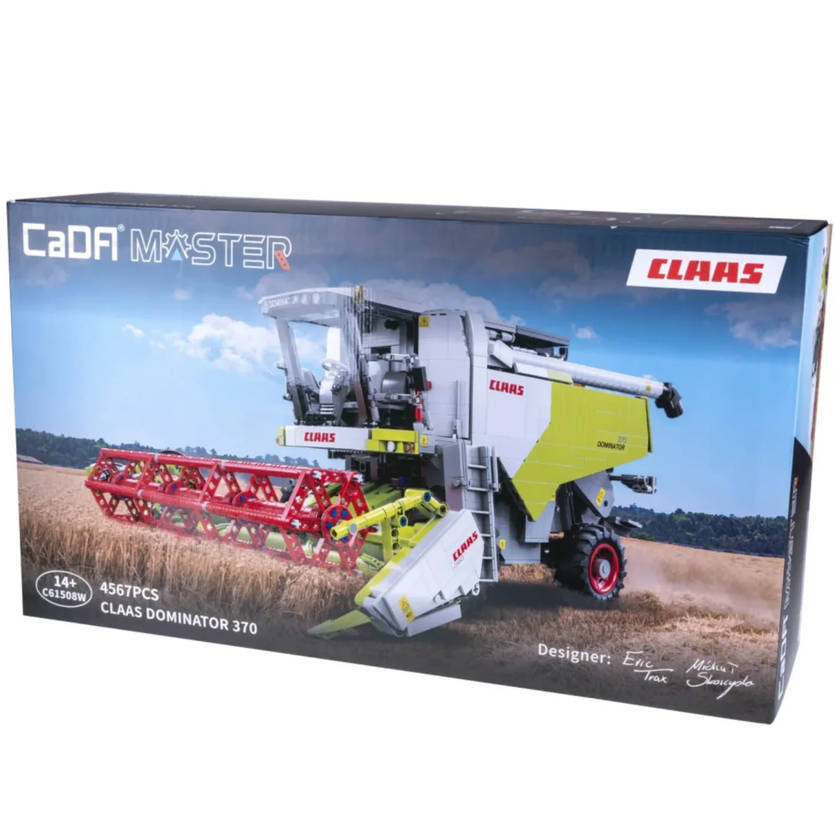 Cosechadora CLAAS Dominator 370 CaDA Bricks 1:18 RC - 4.567 Piezas - Image 9