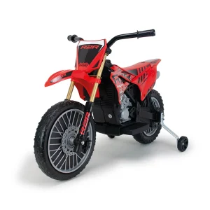 Moto Eléctrica Infantil RUNRUNTOYS Cross 12V Roja Injusa